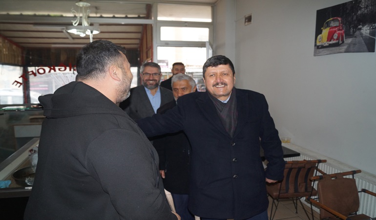 Yeniden Refah Gebze adayı Ergün esnaf turunda 