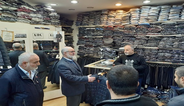 Yeniden Refah İzmit'te esnaf turuna devam