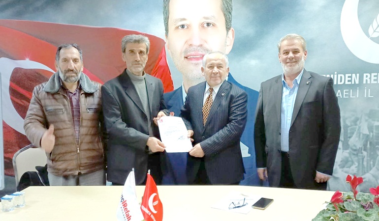 Yeniden Refah Partisi Darıca’da bayrak değişimi