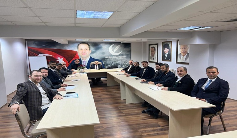 Yeniden Refah Partisi Kocaeli’de kriz masası kurdu