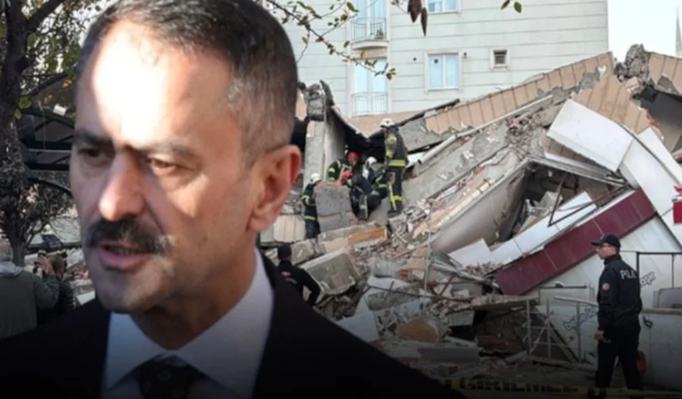 Yıkılan binanın enkazında Vali Aktaş'a sitem