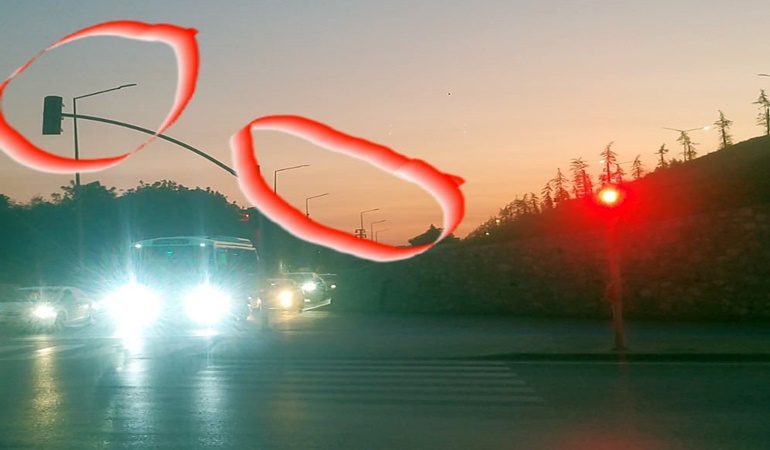 Yol aydınlatma lambaları aydınlatmıyor!