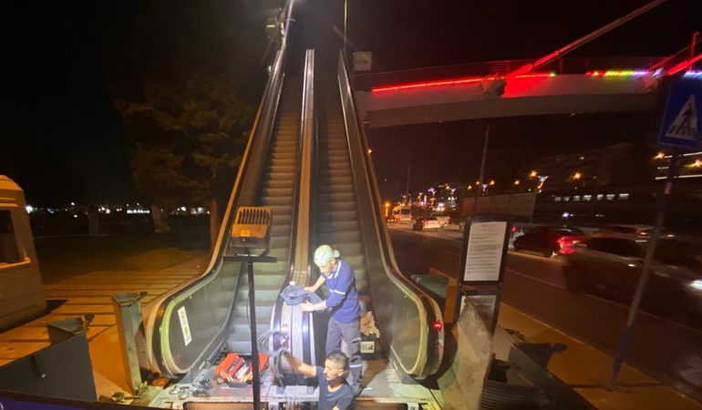 Yürüyen merdivenler bu saatlerde yine duracak!