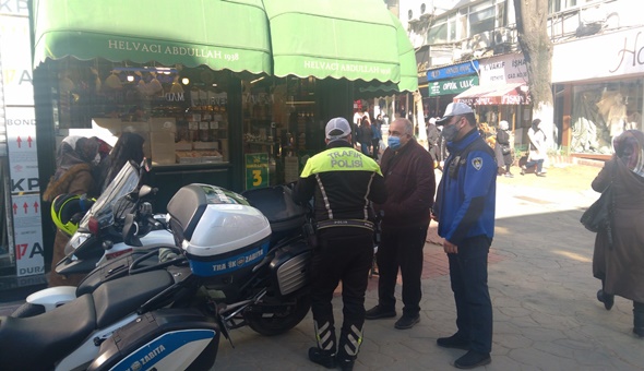 Yürüyüş Yolu’nu kullanan motosikletlilere 30 bin TL ceza