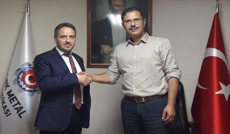 Zafer Partisi’nden ilk ziyaret Türk Metal Sendikası’na 